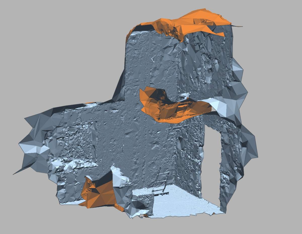 Individuaaltellimusel trepi loomise protsess 3D skaneerimise abil. — 2. Skanni töötlemine:
